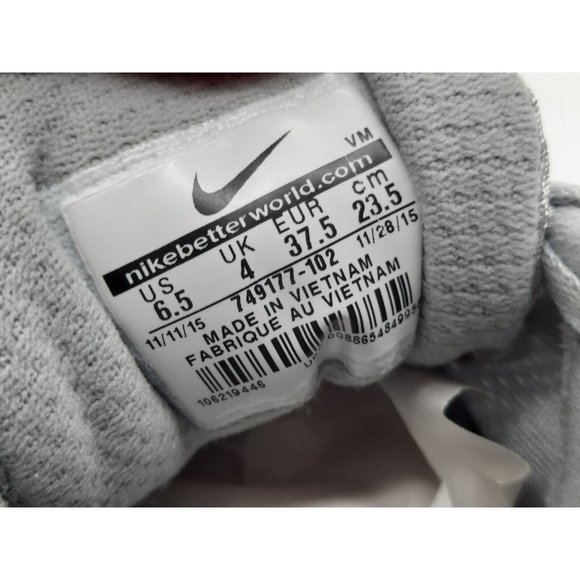 Nike Flex Experience RN4 Womens Size 6.5 Running Shoes Gray Pink 749177-102 - Picture 11 of 11